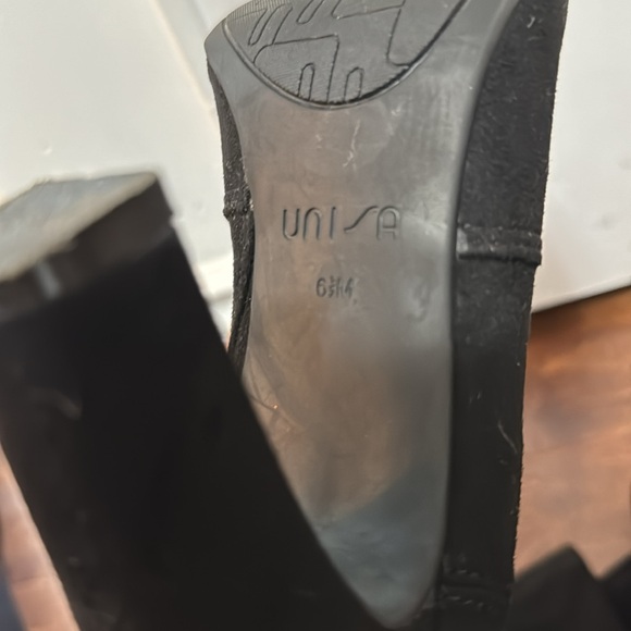 💖2/$20 Unisa Knee High Faux Suede Boots Sz 6.5 - Picture 5 of 9